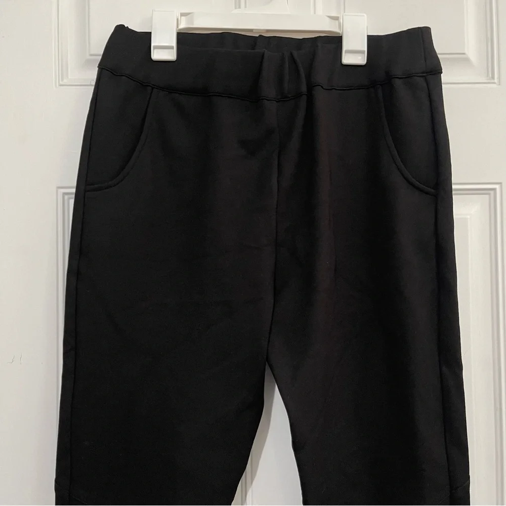 Orttu New York‎ Black Jersey Pants Sz S